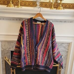 Vintage Alfani "Coogi" Cardigan